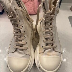 Rick Owens Nude Higg Top Sneaker